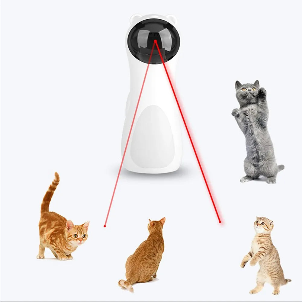 Auto Rotating Cat LED Laser Toy
