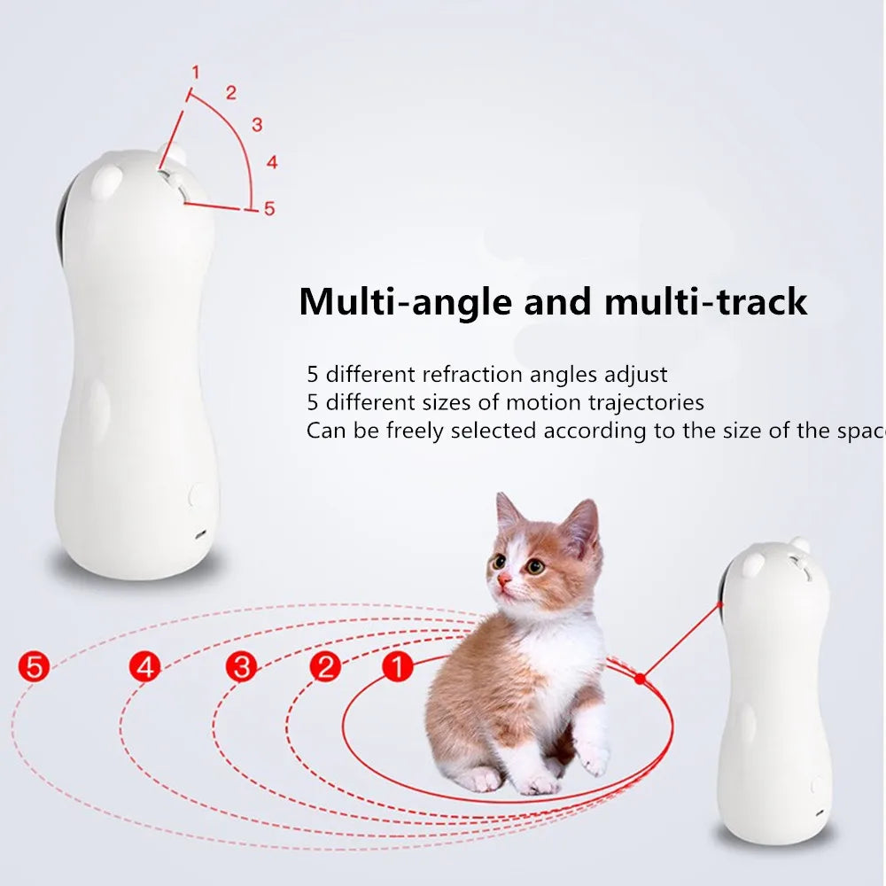 Auto Rotating Cat LED Laser Toy