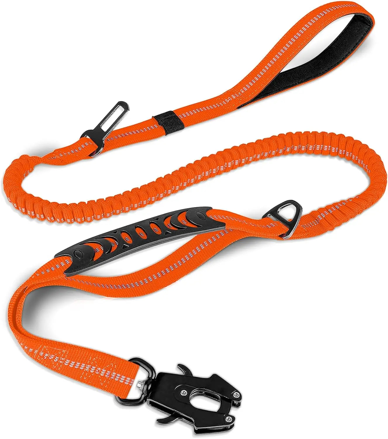 Heavy Duty Tactical Dog Leash – Bungee & Dual Handle