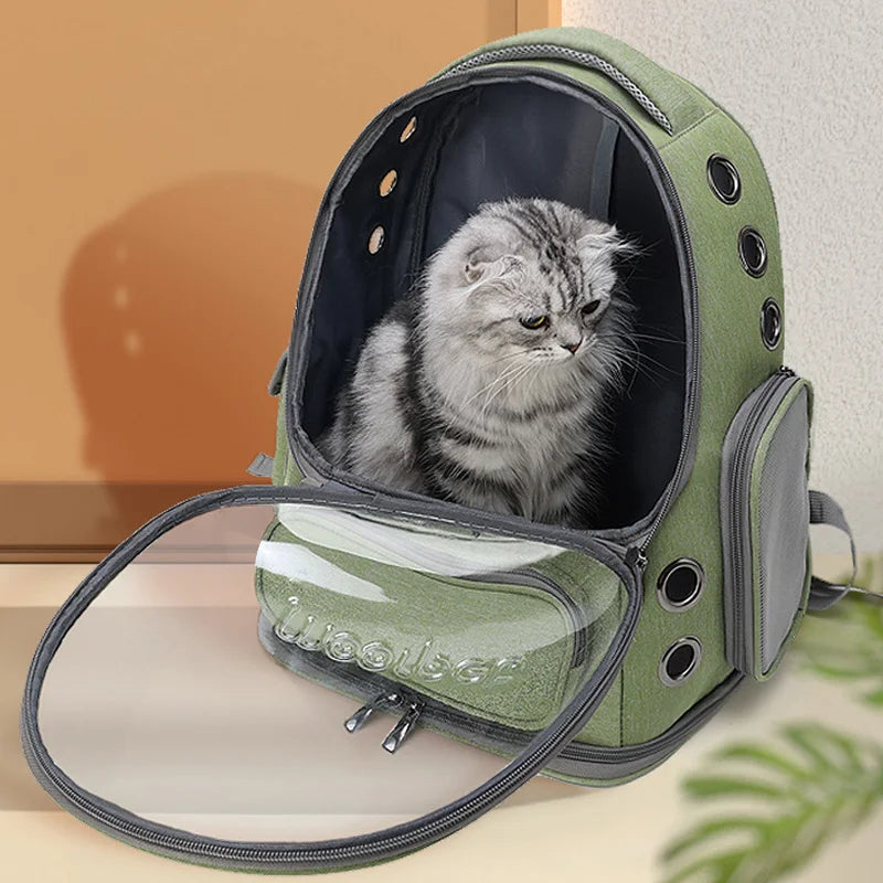 Ventilated Pet Carrier Backpack for Cats & Small Dogs