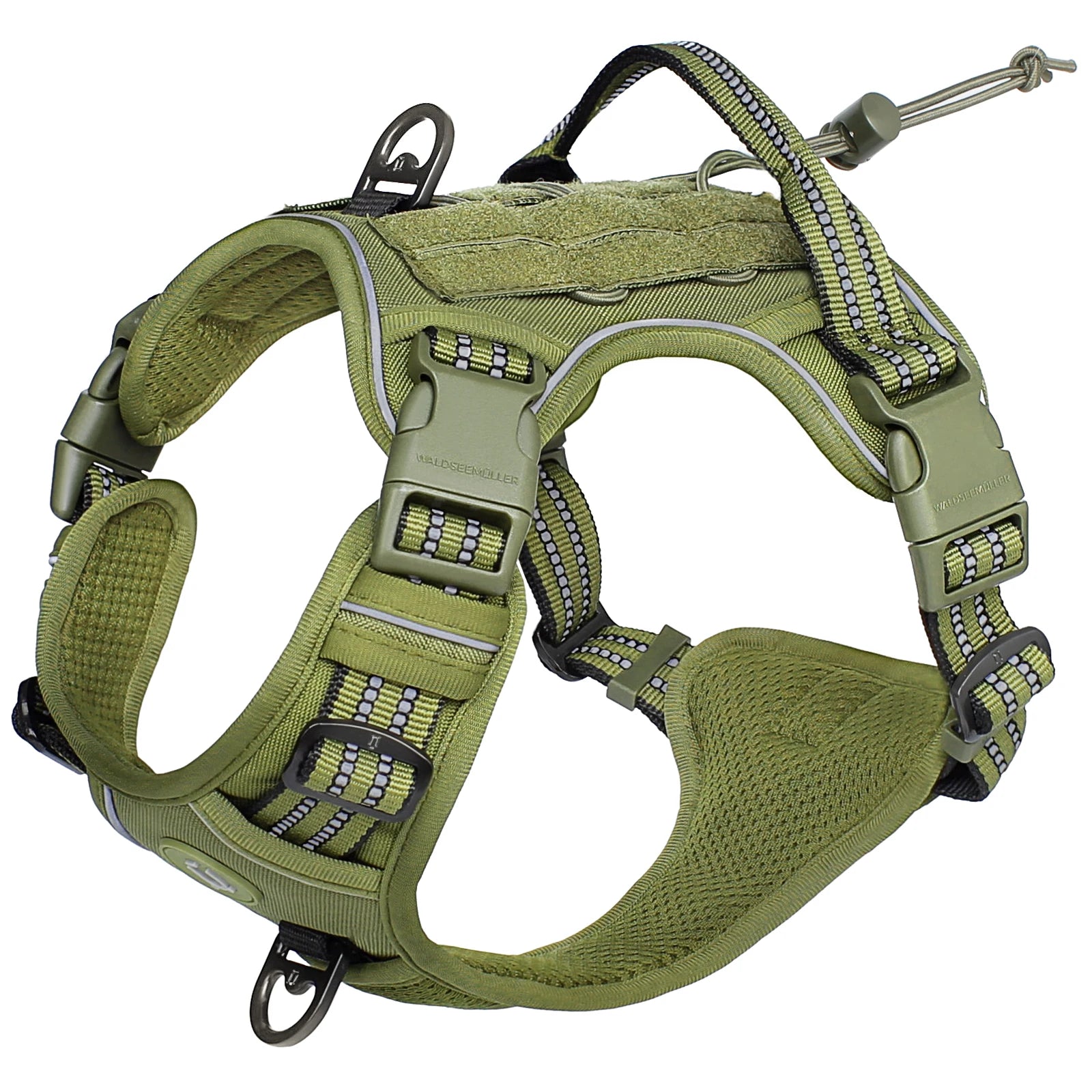 Tactical Dog Harness – MOLLE No-Pull