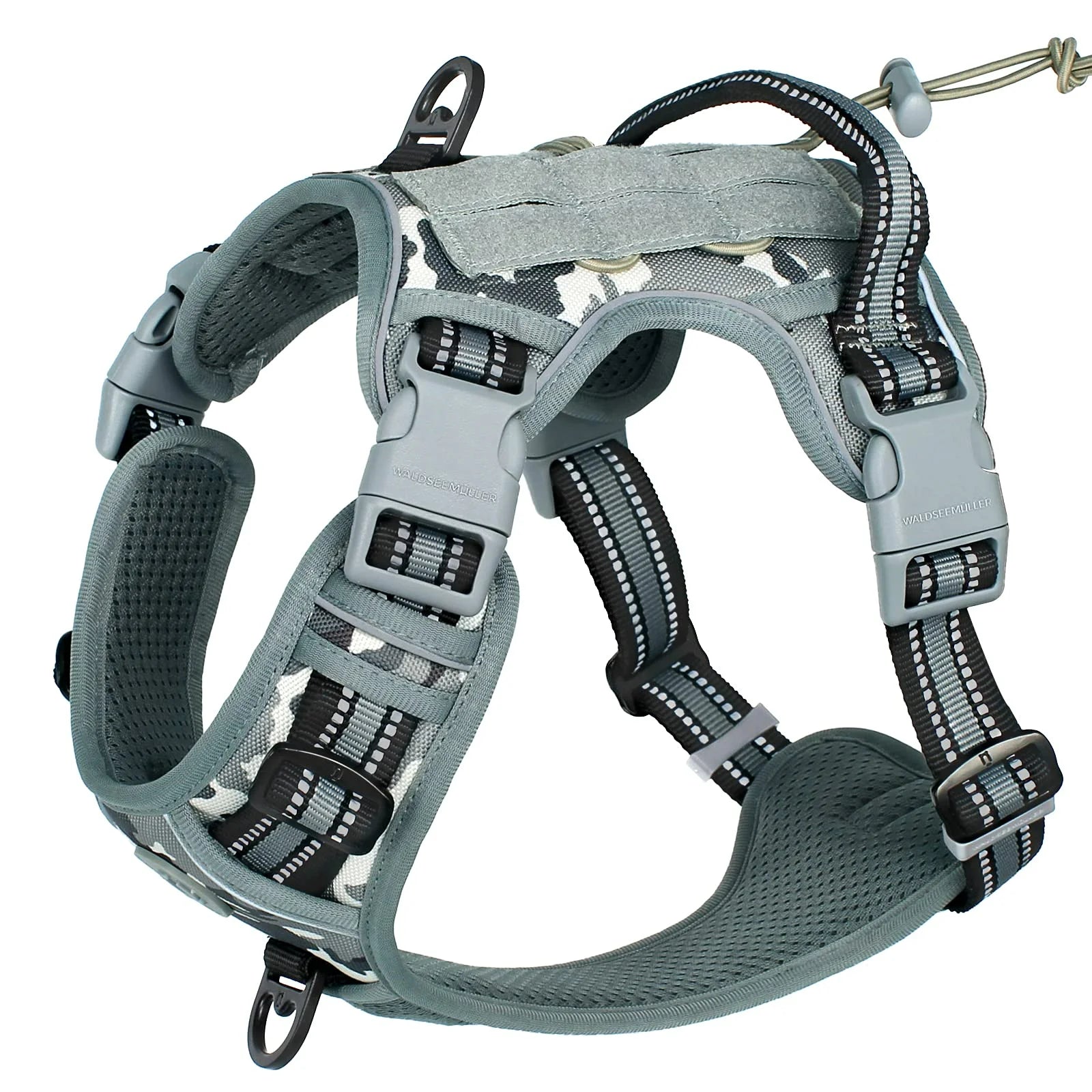 Tactical Dog Harness – MOLLE No-Pull