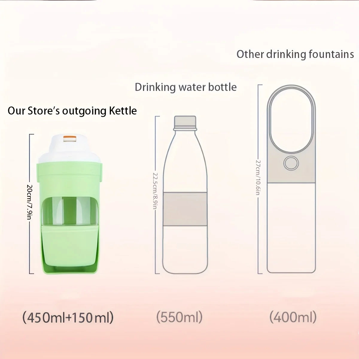 Portable Dog Water Bottle for Walks
