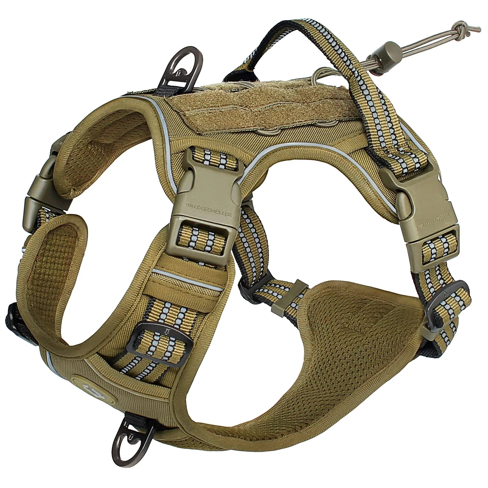 Tactical Dog Harness – MOLLE No-Pull