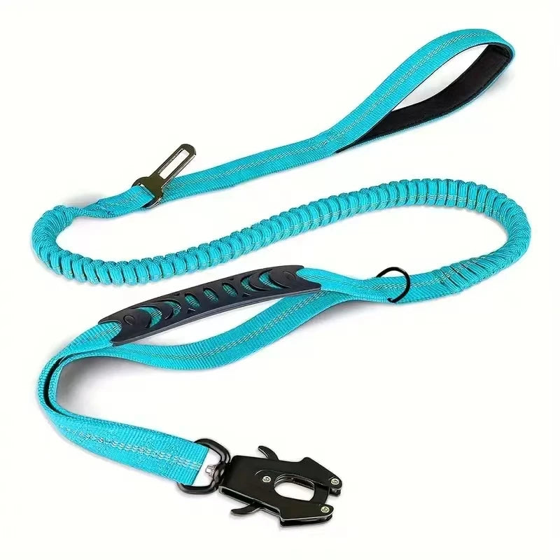 Heavy Duty Tactical Dog Leash – Bungee & Dual Handle