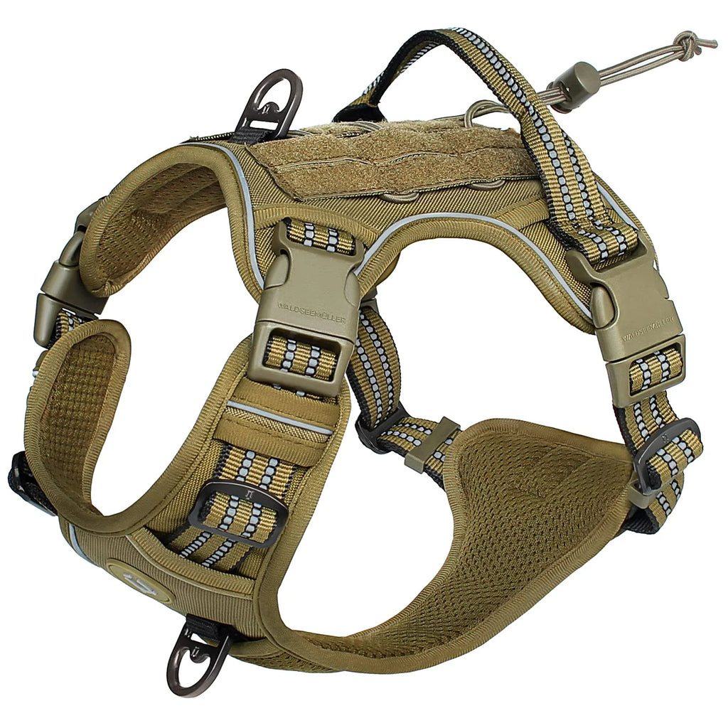 Tactical Dog Harness – MOLLE No-Pull