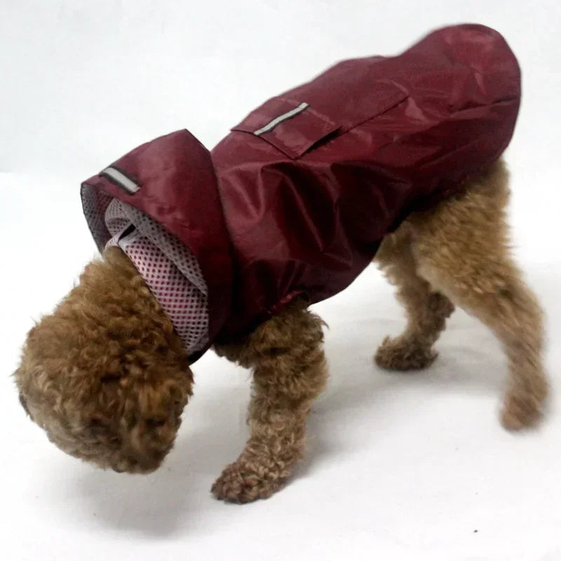 Dog Raincoat with Reflective Stripe – product image 9
