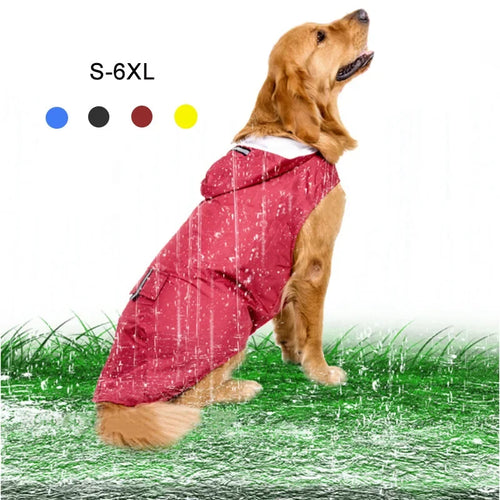 Dog Raincoat with Reflective Stripe – product image 2