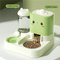 Gravity Pet Feeder & Water Dispenser Set for Cats & Small Dogs