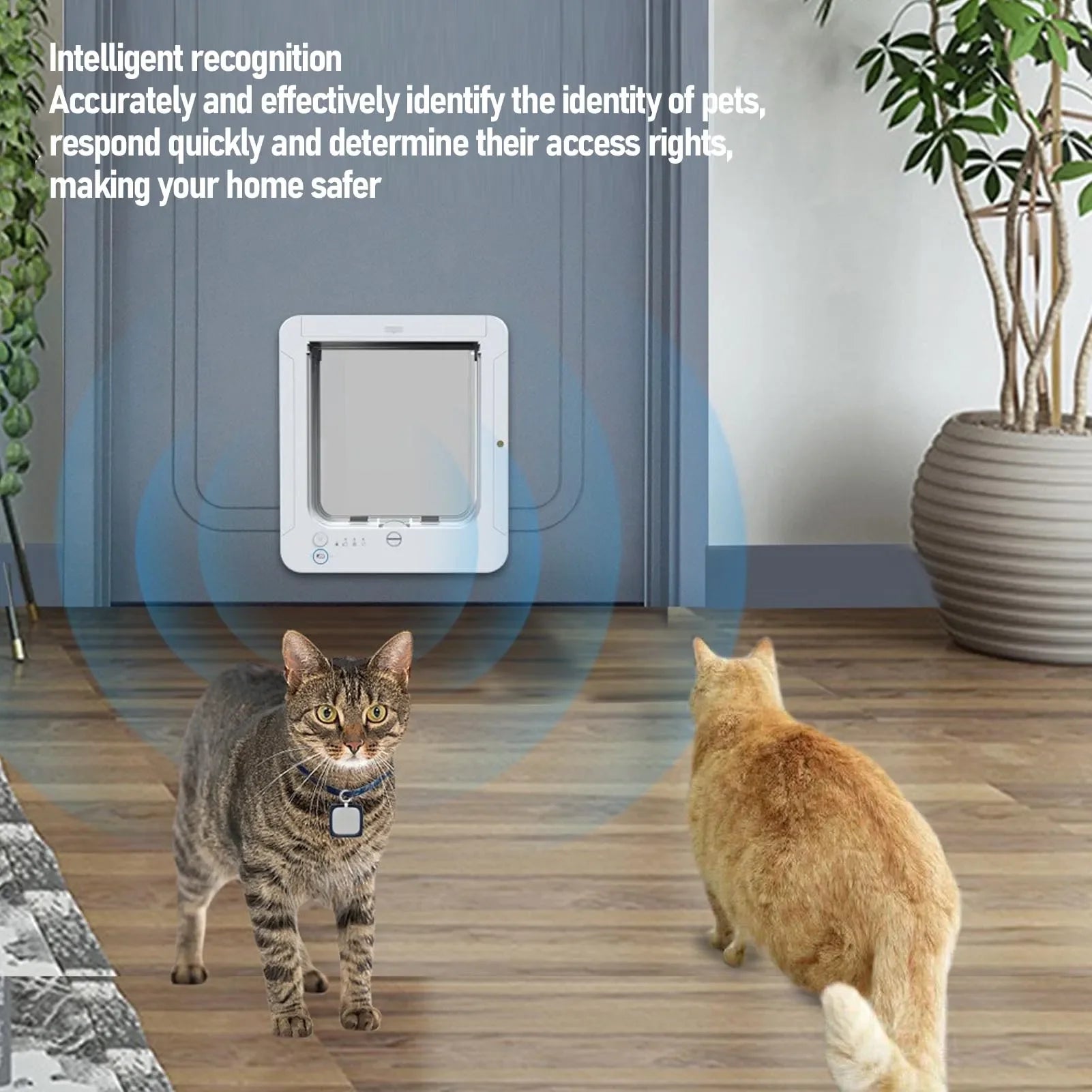 Collar-Activated Smart Cat Door – Selective Entry