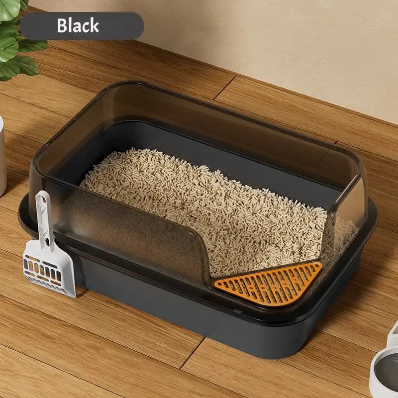 Large Cat Litter Box with Scoop