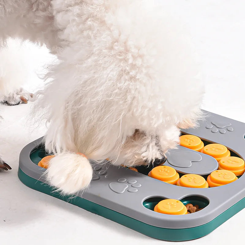 Interactive Slow Feeder Puzzle Bowl
