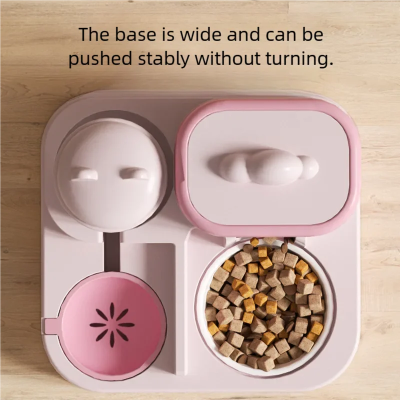 Gravity Pet Feeder & Water Dispenser Set for Cats & Small Dogs
