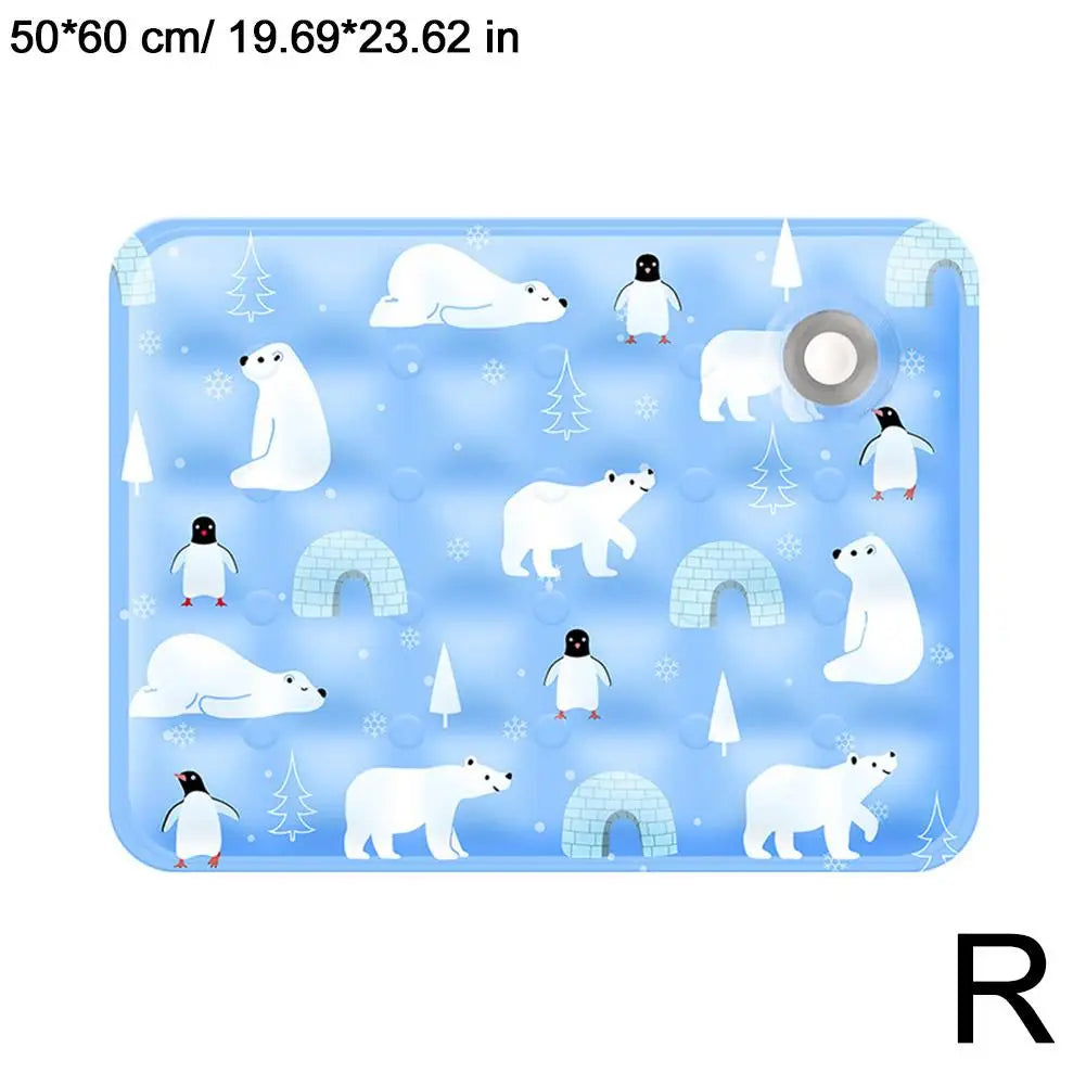 Cooling Gel Mat for Dogs & Cats - Extra Large Pet Cold Bed Pad