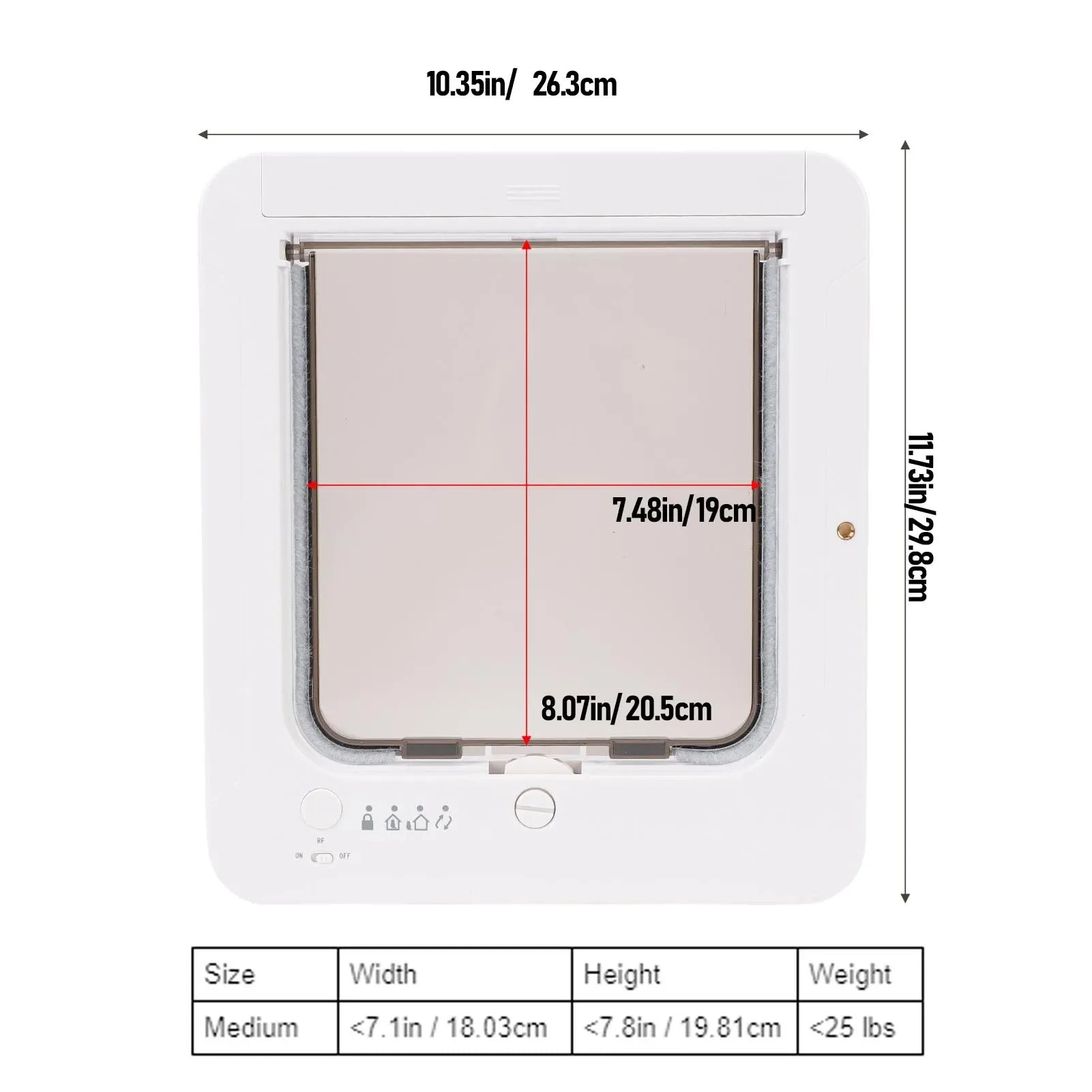 Collar-Activated Smart Cat Door – Selective Entry