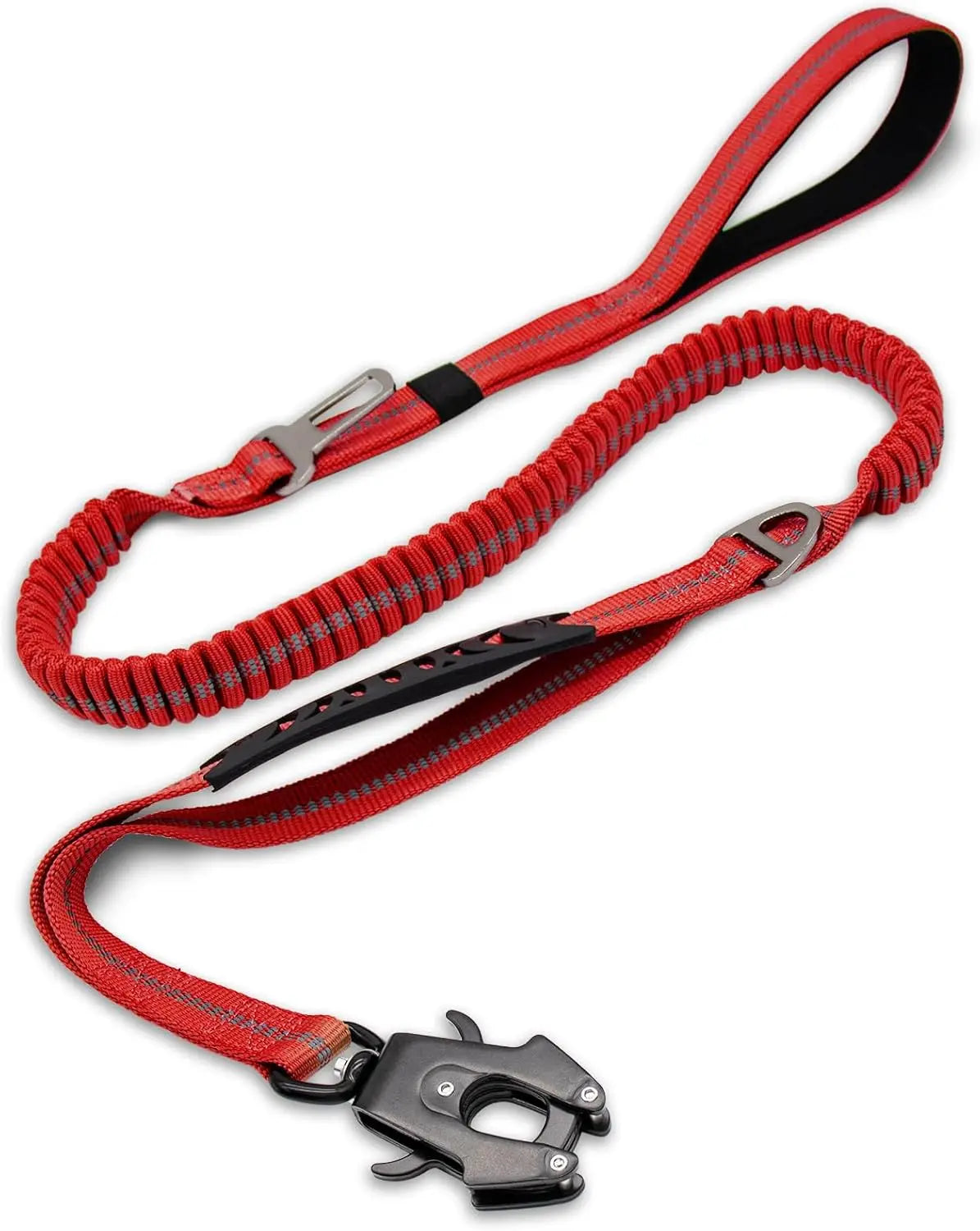 Heavy Duty Tactical Dog Leash – Bungee & Dual Handle