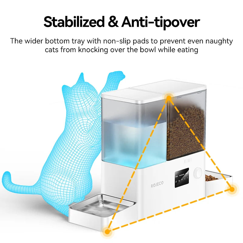 Smart 2-in-1 Pet Feeder & Water Fountain – 5L