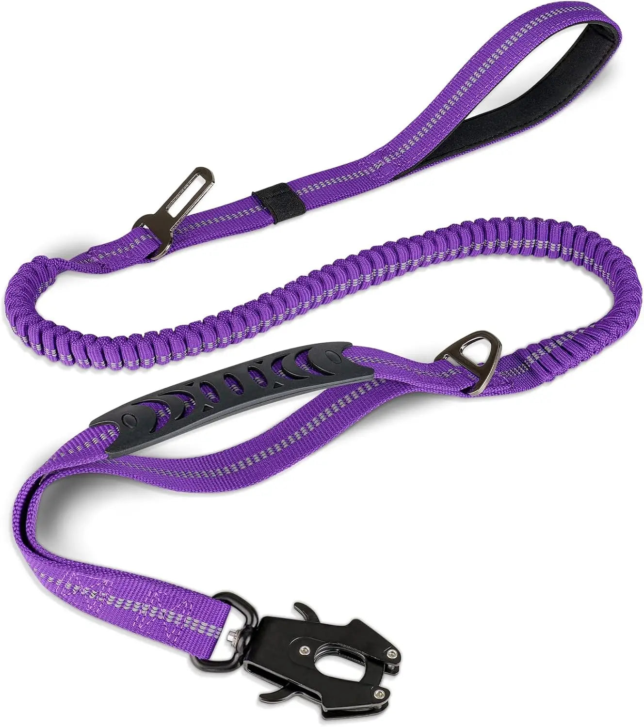 Heavy Duty Tactical Dog Leash – Bungee & Dual Handle