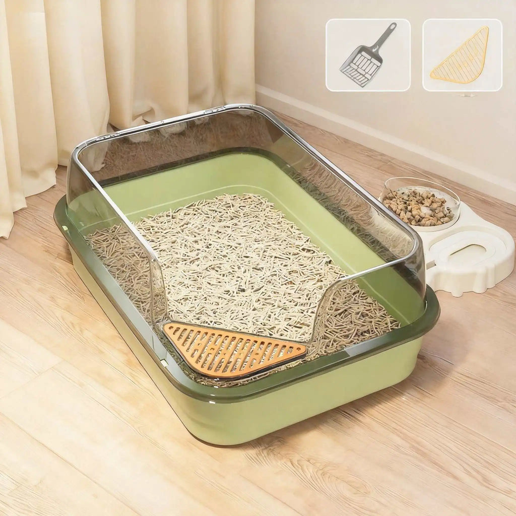 Large Cat Litter Box with Scoop