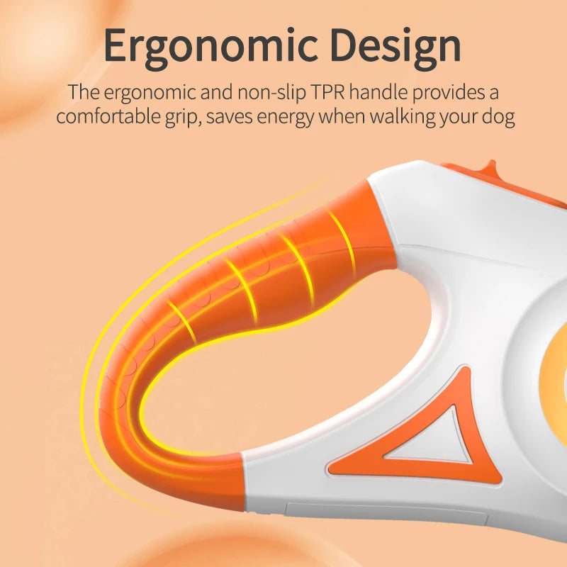 LED Retractable Dog Leash – 5M Reflective