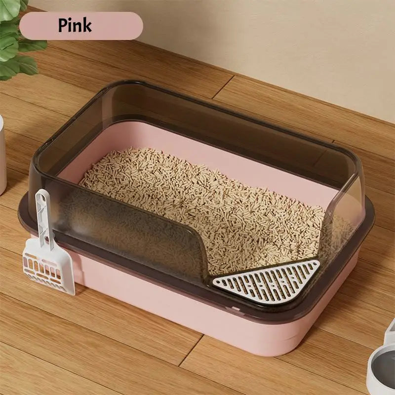 Large Cat Litter Box with Scoop