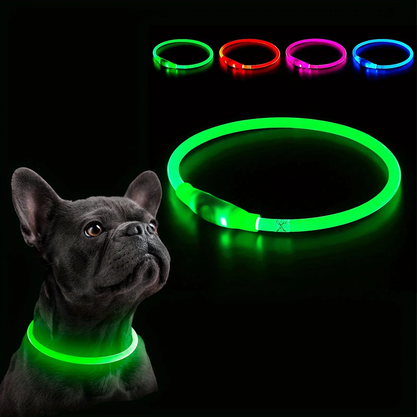 USB Rechargeable LED Dog Collar – product image 6